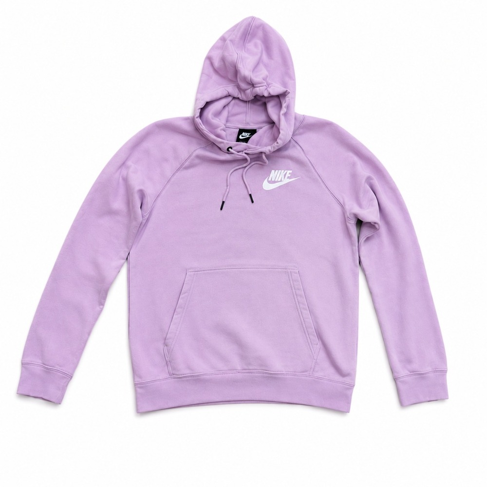 Nike Sweater Women's Small Light Pink Sportswear Fleece Hoodie